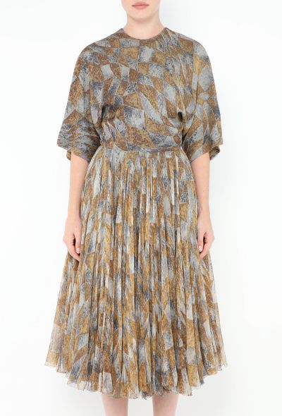 Galanos 1950s Layered Chiffon Dress - 2