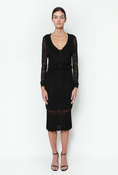                             2006 Camélia Lace Jersey Dress