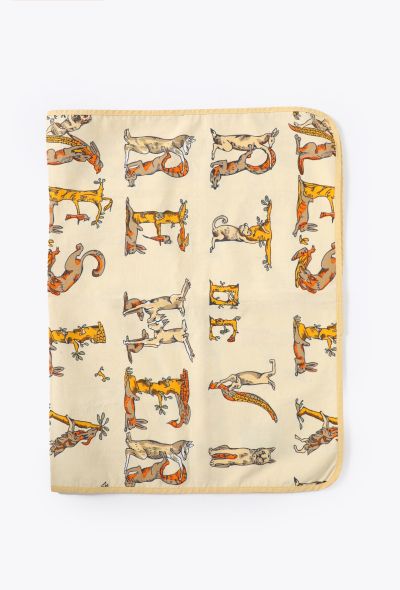 Hermès Vintage Printed Cotton Table Mat - 2