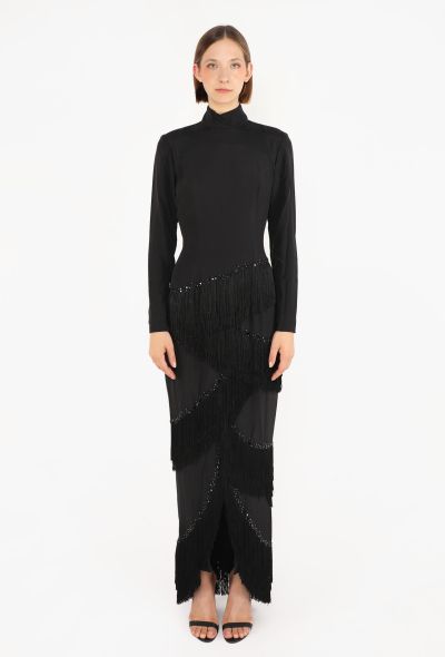 Bob Mackie Fringe Gown, F/W 1989 - 1