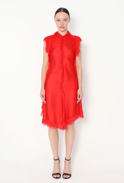 Phoebe Philo A1 Edit Sateen Fringe Dress, 2023 - 1