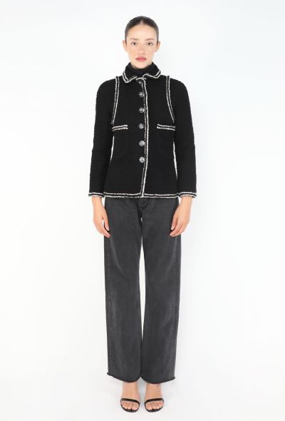 Chanel Metallic Trim 'CC' Tweed Jacket - 2
