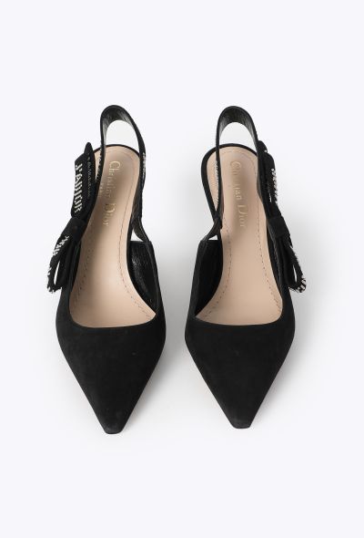 Dior Suede J'Adior Slingback Pumps - 2