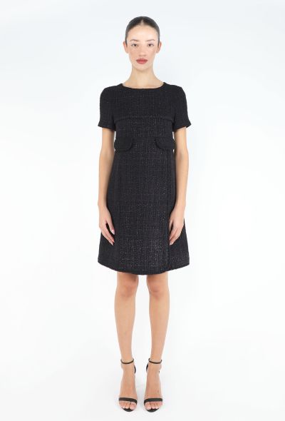 Chanel A-Line Tweed Shift Dress - 2