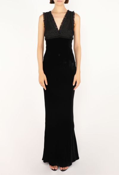 Jean Paul Gaultier Embroidered Velvet Gown, Late 1990s - 2