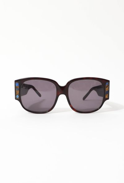                                         Embellished Oversized Sunglasses-1