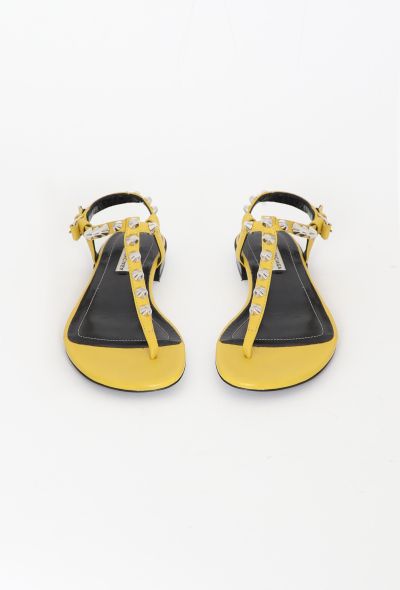 Balenciaga Arena Studded Leather Sandals - 2