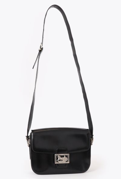 Céline Vintage Calèche Bag Black - 2 Céline Vintage Calèche Bag Black - 2