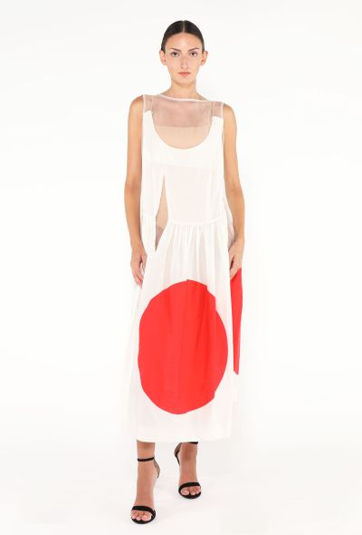 Comme des Garçons 2006 Crêpe Sunrise Dress - 1 Comme des Garçons 2006 Crêpe Sunrise Dress - 1