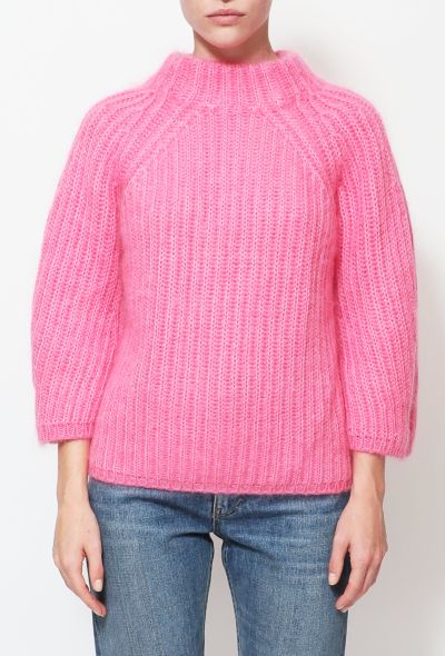                             Ribbed Mohair Sweater - 2