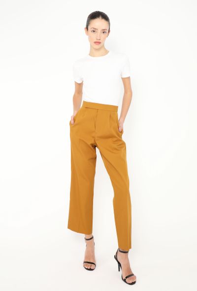 Céline Pre-Fall 2016 Twill Trousers - 1 Céline Pre-Fall 2016 Twill Trousers - 1