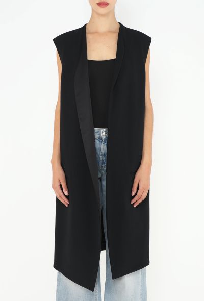 Céline Tailored Long Smoking Vest - 2 Céline Tailored Long Smoking Vest - 2