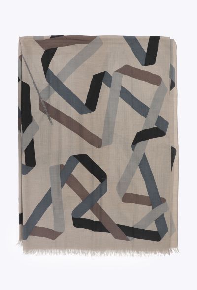 Hermès 2007 'En Duo' 140cm Cashmere Shawl - 1