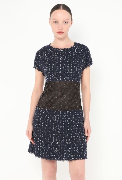 Chanel Resort 2011 Open-Back Tweed Dress - 1