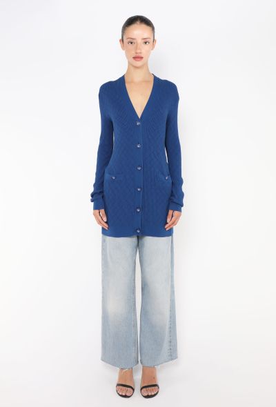 Chanel Lattice Knit 'CC' Cardigan - 2