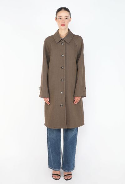 Chanel Vintage Twill 'CC' Car Coat - 1