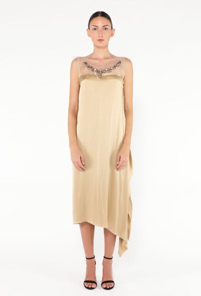 Lanvin S/S 2003 Embellished Silk Dress - 1