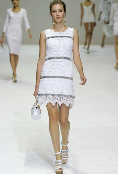Dolce & Gabbana S/S 2011 Strass Crochet Dress - 2