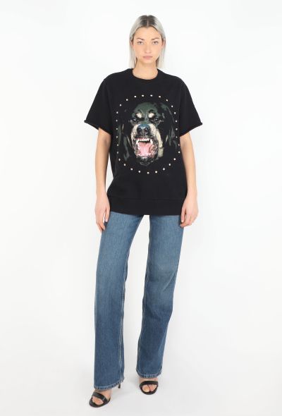 Givenchy Pre-Fall 2012 Studded Rottweiler T-Shirt - 1