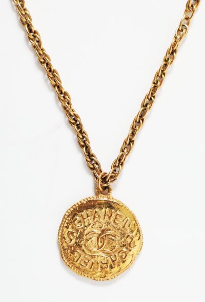                            RARE 'CC' Medaillon Necklace - 1