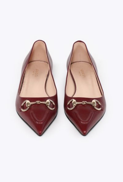 Gucci Erin Leather Horsebit Flats, 2024 - 2
