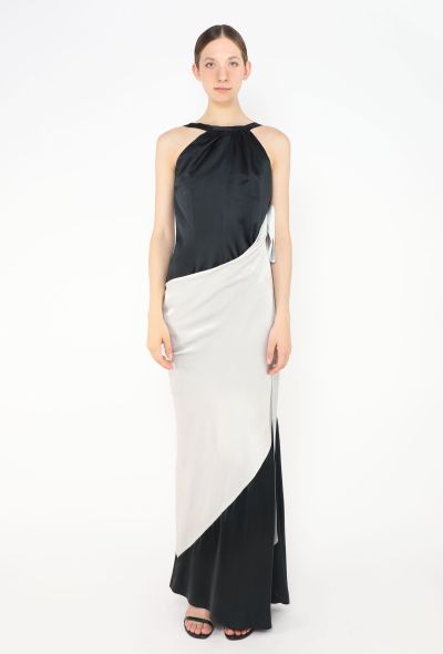 Chloé Early '90s Velvet Overlay Silk Gown - 1