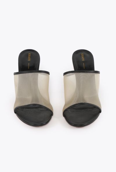 Khaite 2021 Marion Mesh Wedge Mules - 2