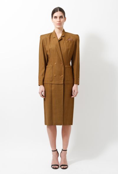 Exquisite Vintage 80s Trompe L'oeil Dress - 1