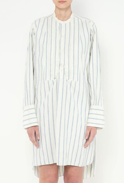 Oversized Striped Cotton Tunic - 2 Oversized Striped Cotton Tunic - 2