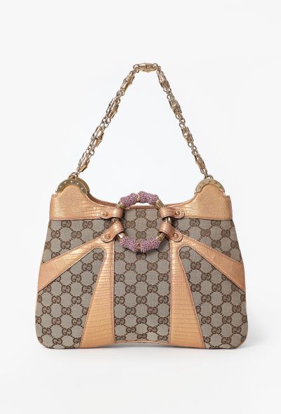 Gucci Tom Ford 2004 Niloticus Bamboo Bag - 1