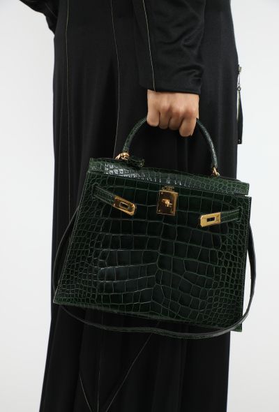 Hermès Vert Émeraude Alligator Kelly Sellier 28, 1992 - 2