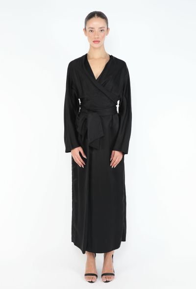 The Row 2020 Clementine Charmeuse Wrap Dress - 2