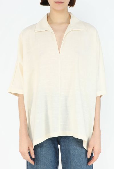 The Row 2024 Wen Ivory Linen Tunic - 2