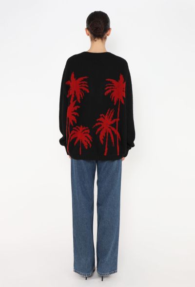 The Elder Statesman Palm Cashmere Sweater - 1