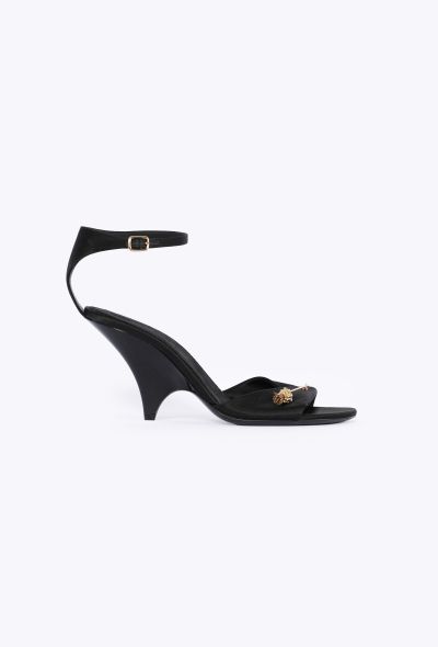Loro Piana Olympia Pin Satin Sandals, 2023 - 1