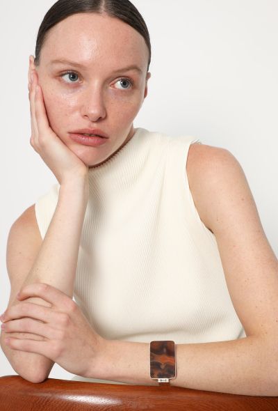 Vintage Fine Jewelry Lacroix Silver & Agate Bracelet - 1 Vintage Fine Jewelry Lacroix Silver & Agate Bracelet - 1