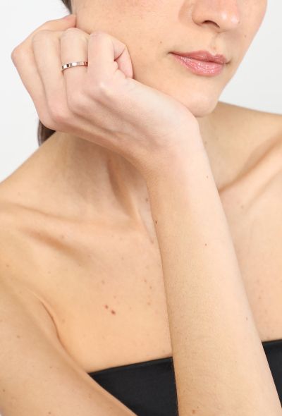 Chopard 18k Rose Gold Ice Cube Ring - 2 Chopard 18k Rose Gold Ice Cube Ring - 2