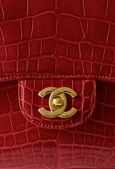 Chanel Jumbo Timeless Bag in Red Alligator – Bespoke Order - 2 Chanel Jumbo Timeless Bag in Red Alligator – Bespoke Order - 2