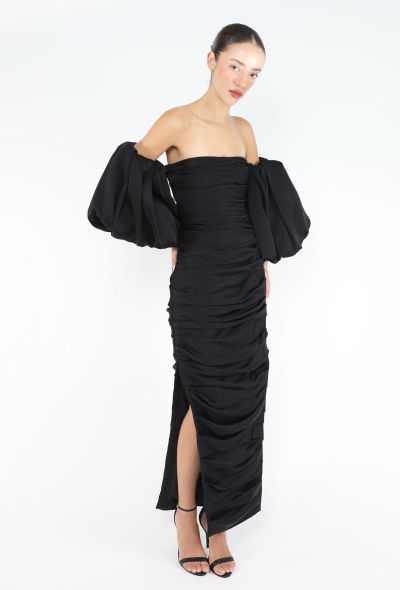 Khaite 2021 Carlanda Ruched Column Gown - 2