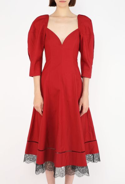 Khaite Dina Lace Trim Dress, 2020 - 2