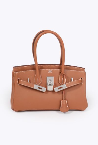 Hermès Exceptional Gold Evercolor Shoulder Birkin 30 - 2 Hermès Exceptional Gold Evercolor Shoulder Birkin 30 - 2