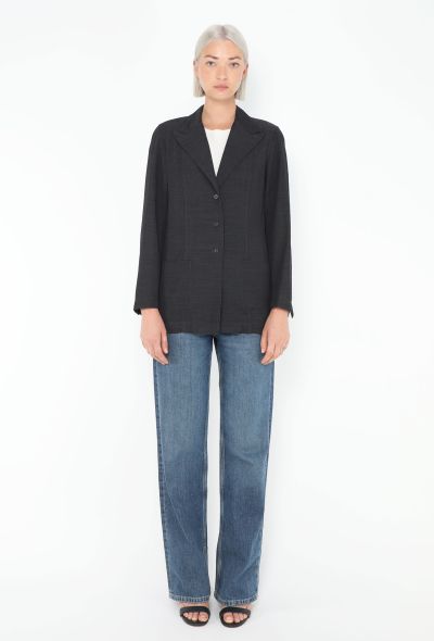 Dries Van Noten '90s Notched Crêpe Blazer - 2