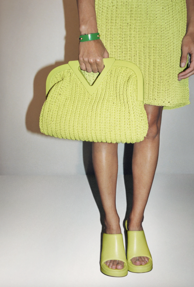 Bottega Veneta Nappa Leather Platform Mules, S/S 2021 - 2