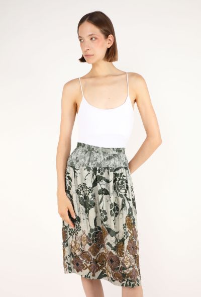 Dries Van Noten Floral Jacquard Skirt, F/W 2006 - 1