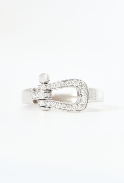Fred 18k White Gold & Diamond Force 10 Ring - 1 Fred 18k White Gold & Diamond Force 10 Ring - 1