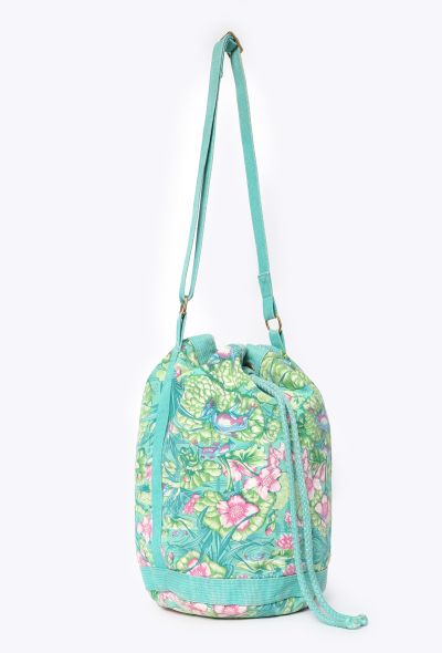 Hermès Vintage Toile Officier Bucket Bag - 1