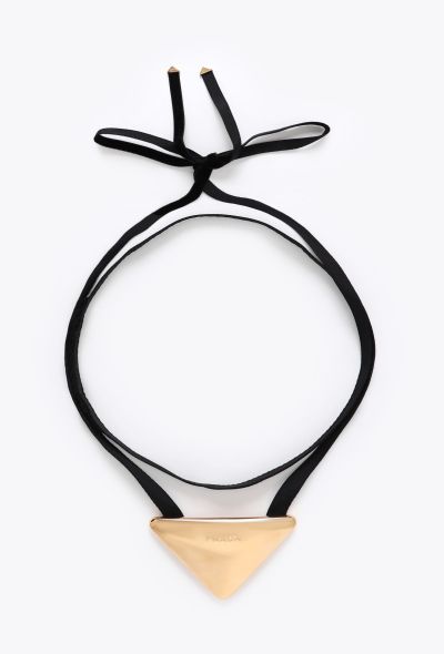 Prada Large 18k Yellow Gold Eternal Choker - 1 Prada Large 18k Yellow Gold Eternal Choker - 1