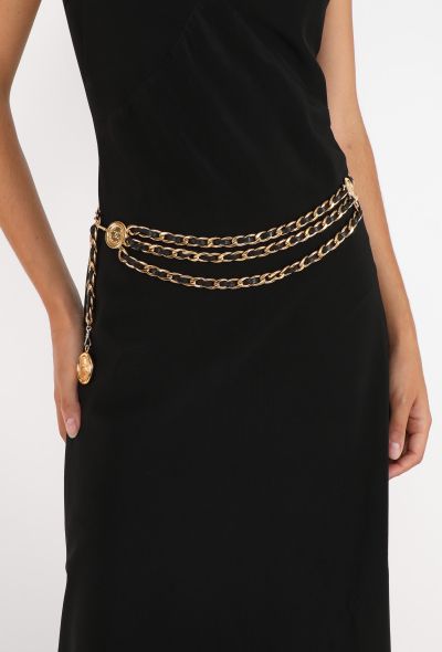 Chanel Triple Chainlink Medallion Belt, F/W 1989 - 2