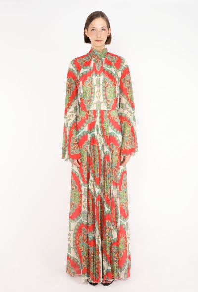 Etro Open-Back Paisley Kaftan, Pre-Fall 2022 - 1