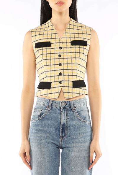 Hermès Tattersall Riding Vest, 1960s - 1